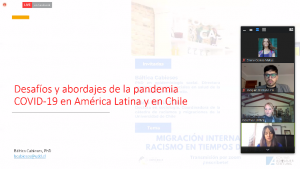 Lee más sobre el artículo Participación de investigadora en Charla sobre migración internacional y racismo en tiempos de pandemia