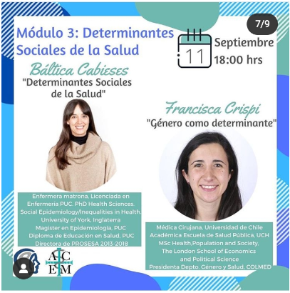 Lee más sobre el artículo Participación investigadora PROESSA en curso CEM-ACEM