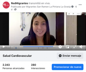 Lee más sobre el artículo Inicio ciclo de charlas sobre salud para migrantes internacionales
