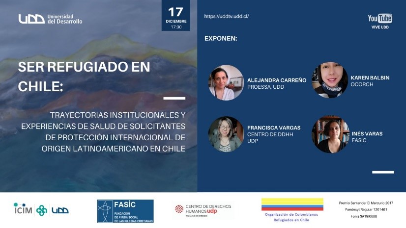En este momento estás viendo Realización de Seminario “Ser refugiado en Chile” organizado por PROESSA-UDD.