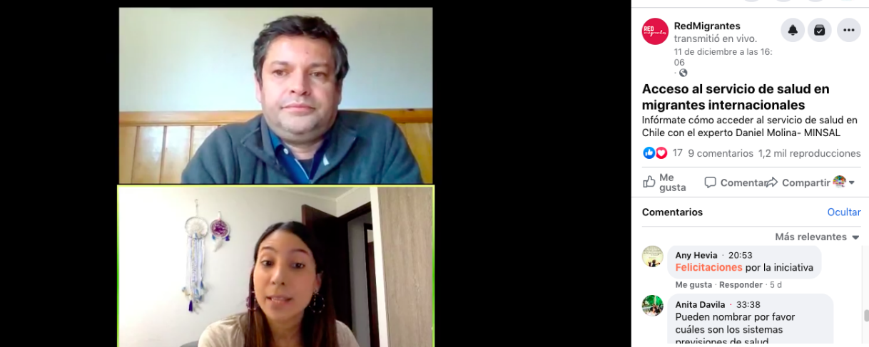 Lee más sobre el artículo Cierre ciclo charlas educativas en salud para migrantes internacionales en colaboración con Redmigrantes.