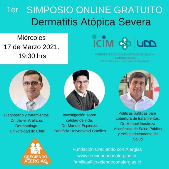 Lee más sobre el artículo Difusión resultados estudio sobre calidad de vida de personas con dermatitis atópica severa
