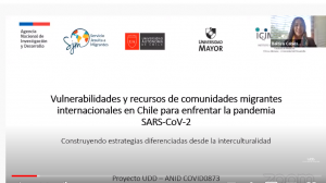 Lee más sobre el artículo Webinar organizado por PROESSA presenta resultados de estudio sobre vulnerabilidades y recursos de comunidades migrantes en Chile para enfrentar la pandemia por SARS-CoV-2