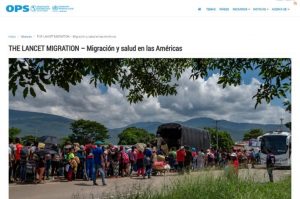 Lee más sobre el artículo Reconocimiento de OPS a Lancet Migration Latinoamérica donde directora PROESSA es co-líder