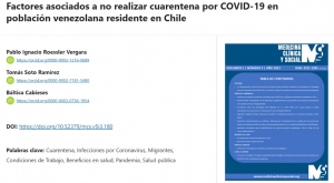 Lee más sobre el artículo Publicaciones nuevas equipo PROESSA UDD mes de septiembre