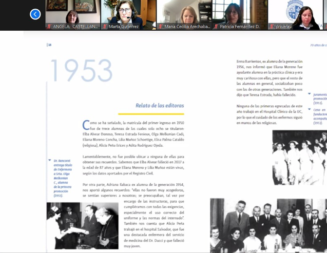Lee más sobre el artículo Participación directora PROESSA en ceremonia de 10 años y lanzamiento de libro de Enfermería PUC