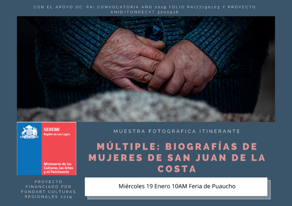 Lee más sobre el artículo Investigadora PROESSA finaliza proyecto sobre mujeres huilliches con exposición fotográfica