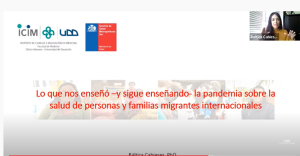 Lee más sobre el artículo Realización nuevo Seminario virtual Servicio de Salud Metropolitano Sur y equipo PROESSA UDD