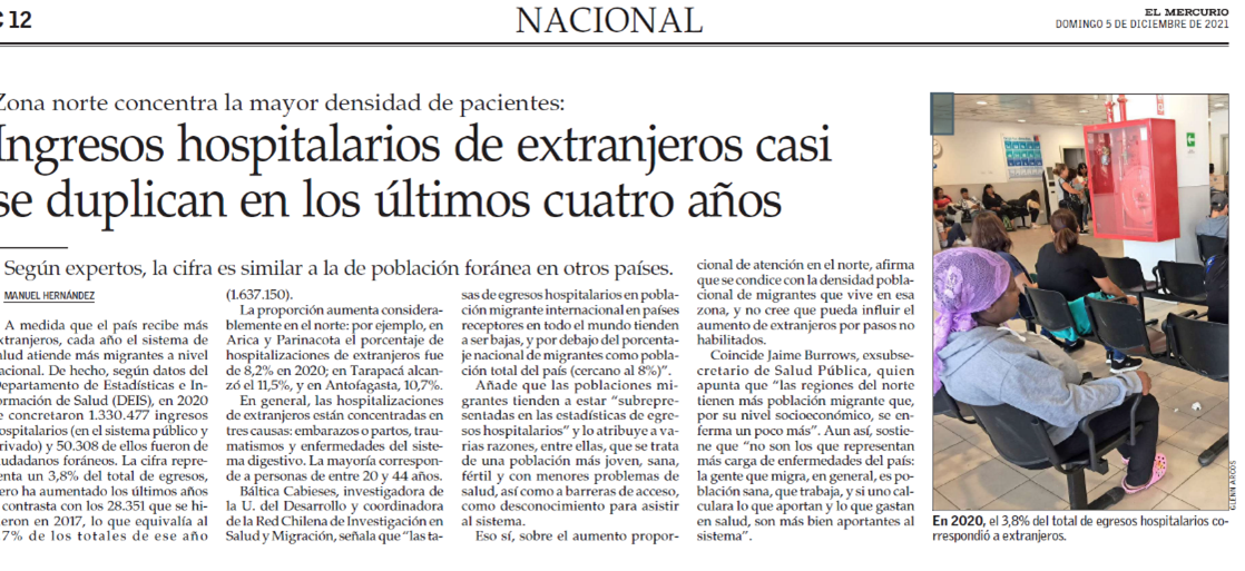 Lee más sobre el artículo Aparición en medios de investigadora PROESSA