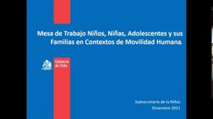 Lee más sobre el artículo Participación de investigadora PROESSA en conformación de mesa intersectorial de NNA en movilidad de Ministerio de Desarrollo Social