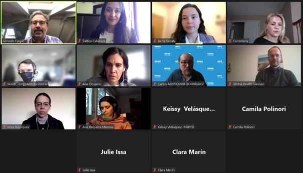 Lee más sobre el artículo Participación de investigadora PROESSA en reunión con Lancet Migration y ISGlobal para mesa de trabajo