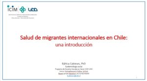 Lee más sobre el artículo Investigadora PROESSA-UDD realiza clase en magíster de Salud púbica UC