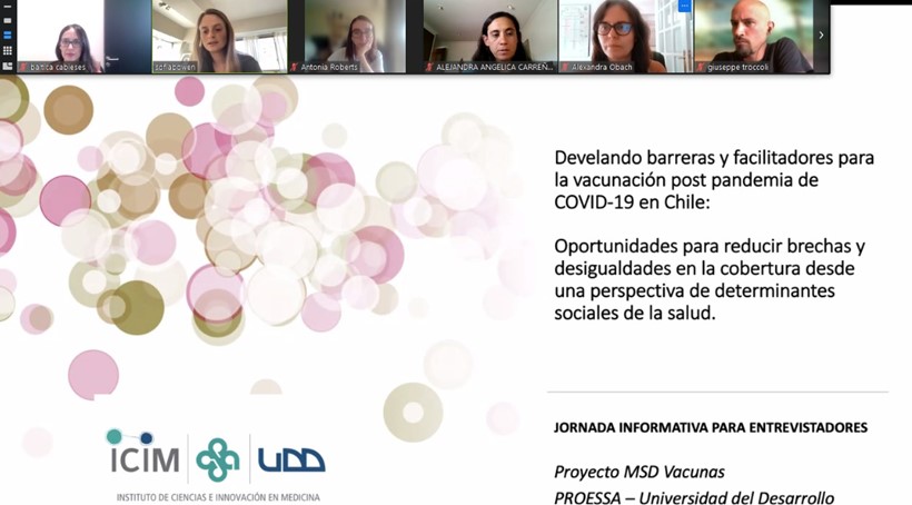 En este momento estás viendo Inicio proyecto de investigación sobre vacunación en Chile equipo CeSGI