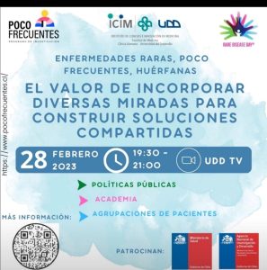 Lee más sobre el artículo Participación investigadoras CeSGI UDD en Seminario sobre enfermedades raras