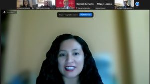 Lee más sobre el artículo Participación de investigadora en webinar internacional sobre migración